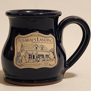 ATTRACTIVE Deneen Pottery Mug ADMIRAL'S LANDING 1860 2012 Mug Round Belly Mug